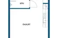 Apartamento 1 habitación 26 m² Turku sub region, Finlandia