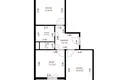 Apartamento 2 habitaciones 53 m² Kopishche, Belarús