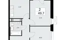 Квартира 2 комнаты 50 м² район Коммунарка, Россия