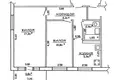 Wohnung 2 zimmer 44 m² Sluzk, Belarus