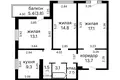 Apartamento 3 habitaciones 75 m² Minsk, Belarús