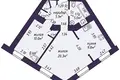 2 room apartment 53 m² Minsk, Belarus