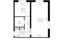 Квартира 1 комната 39 м² Минск, Беларусь