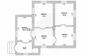 House 58 m² Muchaviecki sielski Saviet, Belarus