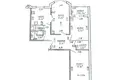 3 room apartment 79 m² in Minsk, Belarus