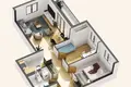 Wohnung 2 Schlafzimmer 64 m² Tivat, Montenegro