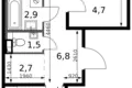 Appartement 2 chambres 51 m² Leninsky District, Russie