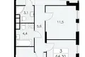Wohnung 3 zimmer 64 m² Moskau, Russland