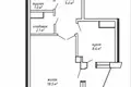 1 room apartment 47 m² Minsk, Belarus
