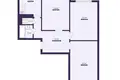 3 room apartment 63 m² Minsk, Belarus