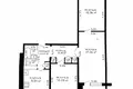 Apartamento 3 habitaciones 62 m² Minsk, Belarús