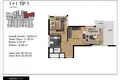 Appartement 2 chambres 58 m² Mezitli, Turquie