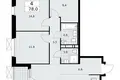 4 room apartment 78 m² Kommunarka, Russia