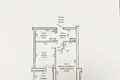 2 room apartment 42 m² Minsk, Belarus