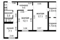 Квартира 2 комнаты 50 м² Минск, Беларусь