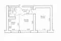 Квартира 2 комнаты 51 м² Минск, Беларусь
