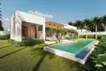 Complejo residencial New residential complex of villas with swimming pools near the sea in the area of ​​Laem Set, Samui, Thailand