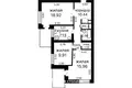 3 bedroom apartment 69 m² Minsk, Belarus