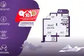 Wohnung 1 zimmer 40 m² Astrawez, Belarus