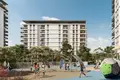 Residential complex New Park Lane Residence with a swimming pool and green areas, Dubai Hills, Dubai, UAE