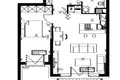 Appartement 2 chambres 56 m² Varsovie, Pologne