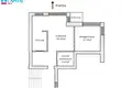Appartement 2 chambres 53 m² Vilnius, Lituanie