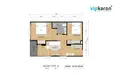 Mieszkanie 2 pokoi 53 m² Karon, Tajlandia