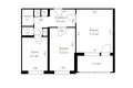 Wohnung 2 zimmer 50 m² Minsk, Belarus