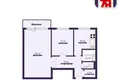 Квартира 2 комнаты 41 м² Минск, Беларусь