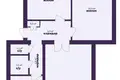 Квартира 3 комнаты 67 м² Любань, Беларусь