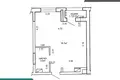 Квартира 1 комната 43 м² Минск, Беларусь