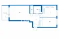 Mieszkanie 2 pokoi 59 m² Nikkila, Finlandia