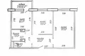 Wohnung 2 zimmer 52 m² Minsk, Belarus