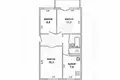 3 room apartment 55 m² Malaryta, Belarus