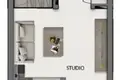 Kawalerka 37 m² Dubaj, Emiraty Arabskie