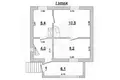 Haus 88 m² Carnaucycki sielski Saviet, Belarus