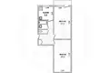 2 room apartment 50 m² Muchaviecki sielski Saviet, Belarus