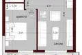 Appartement 2 chambres 54 m² Kordelio Evosmos Municipality, Grèce