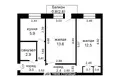 Mieszkanie 2 pokoi 43 m² Mińsk, Białoruś
