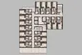 Квартира 1 комната 35 м² Elvanli, Турция