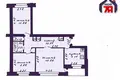 Mieszkanie 3 pokoi 61 m² Żodzino, Białoruś