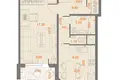 Wohnung 1 zimmer 41 m² Minsk, Belarus