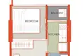 Appartement 25 m² Si Sunthon, Thaïlande