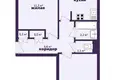 2 room apartment 47 m² Sluck, Belarus