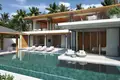 Kompleks mieszkalny New complex of villas with swimming pools 3 minutes away from a golf course and close to Maenam Beach, Samui, Thailand