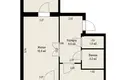 Apartamento 2 habitaciones 58 m² Ivyanets, Belarús