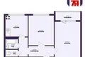 Appartement 2 chambres 45 m² Minsk, Bélarus