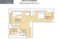 2 room apartment 43 m² Vilnius, Lithuania
