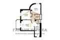 Wohnung 2 zimmer 61 m² Muchaviecki sielski Saviet, Belarus