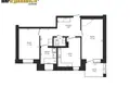 Appartement 2 chambres 61 m² Minsk, Bélarus